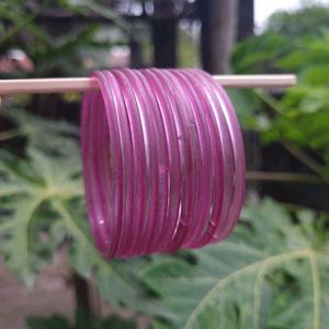 Lavender Glass Bangles