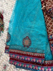 Gorgeous Embellished Saree with Blouse