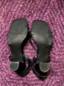 Matte Black Heels