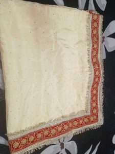 Viral saree with Red velvet lace&amp; freebie 🎁