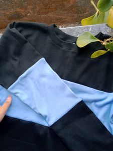 Color Block Long Sleeve Top