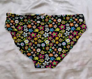Colorful Floral Bikini Bottom