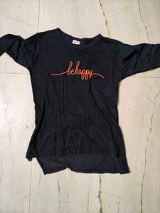 Red "Fancy" Long Sleeve Top