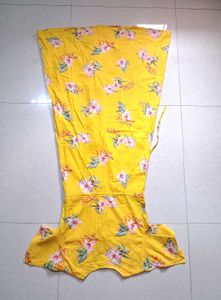 Yellow Floral Maxi Dress