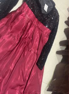 Sparkly Black &amp; Pink Gown❤️