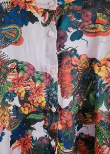 Floral Print Long Sleeve Top
