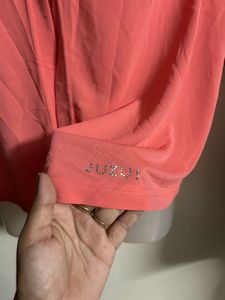 Coral Short Sleeve Top