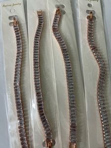 Elegant Golden Tennis Bracelet