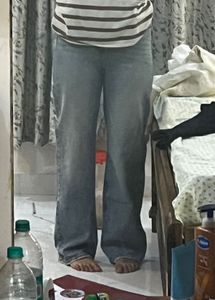Light Wash Wide Leg Jeans