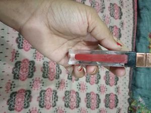brick Red colour lipstick