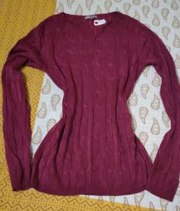 Maroon Sweater
