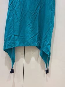 Teal Blue Embroidered Kurta
