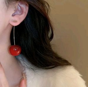 Cute Cherry Drop Earrings