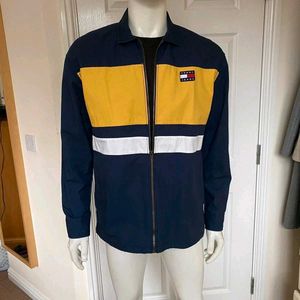 Tommy Jeans Color Block Suede Jacket
