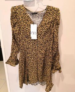 Zara Floral Mini Dress