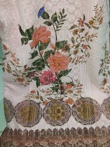 Floral Long Sleeve Kurti Set