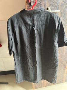 Men's Black Short Sleeve Shirt