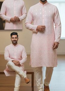 Elegant Pink Kurta Set