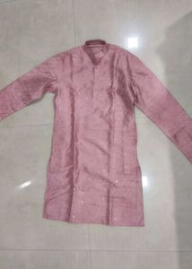 Elegant Pink Sequined Kurta 'NO OFFERS'
