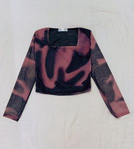 Mesh Top By Zara