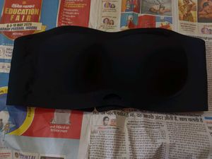 Black Strapless Bra