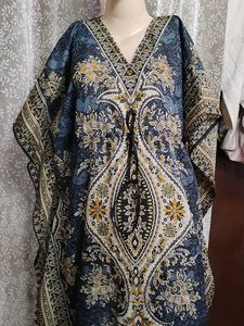 Bohemian Print Kaftan Dress