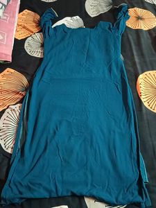 Peacock Blue Colour Kurti