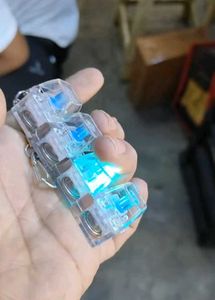 Mini Switch Keychain with LED Light