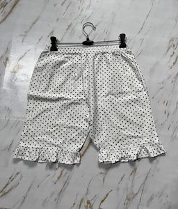 Cute Polka Dot Ruffle Shorts