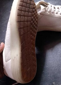 Classic White Leather Sneakers