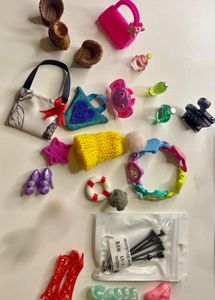 Orignal and Knock off Barbie Accessories Bundle
