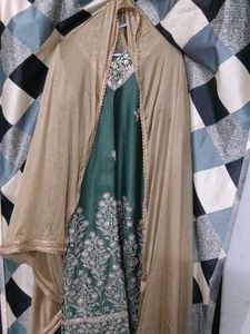 Embroidered Kurta Set with Fringes