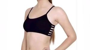 Comfortable Black Sports Bra and strapless br