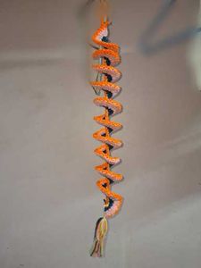Handmade Crochet Spiral Decor