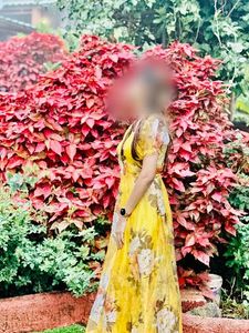 Vibrant Yellow Floral Maxi Dress