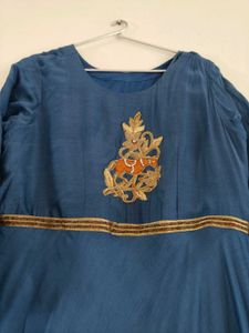 Long Kurti In Blue