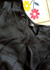 Corset black kurti chatpati y2k