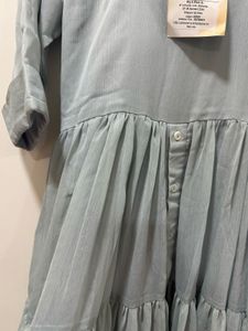 Nykaa Linen &amp; Chiffon Dress
