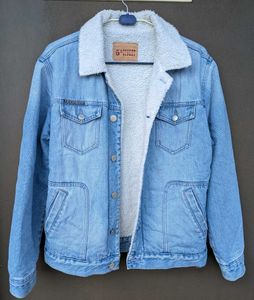 Men's Sherpa Lined Denim Jacket