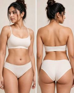 White Full Brief Panty – M