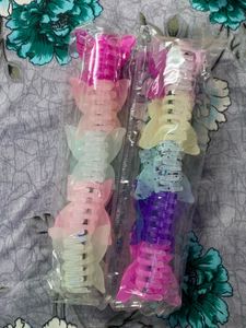 Pearl Hair Claw Clips Set