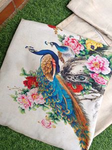 Elegant Peacock  Cushion Covers(3)