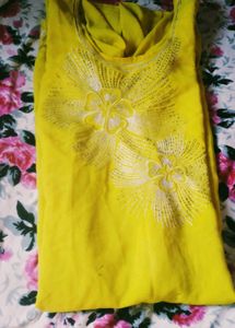 🎊Yellow Embellished Kurta set
