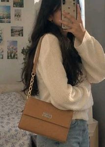 Stylish Brown Shoulder Bag🌸🎀🤌🏻