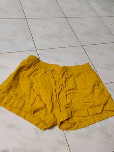 Comfy Yellow Shorts