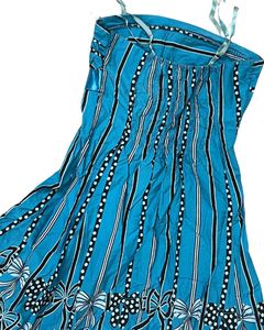 cute y2k blue sundress
