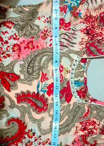 😻floral pakistani kurta with duppata only ✨❤️