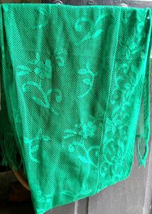 Pink Dupatta with Gold Border