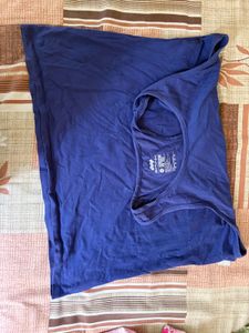 Blue Racerback Tank Top