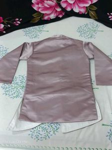 Dusty Rose Formal Jacket With White Pant